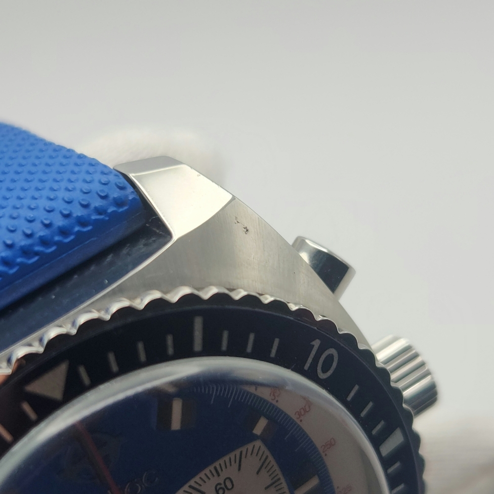 Zodiac Seadragon ZO2222 Men's Blue Quartz Chronograph Watch - READ DESCRIPTION - Picture 7 of 14